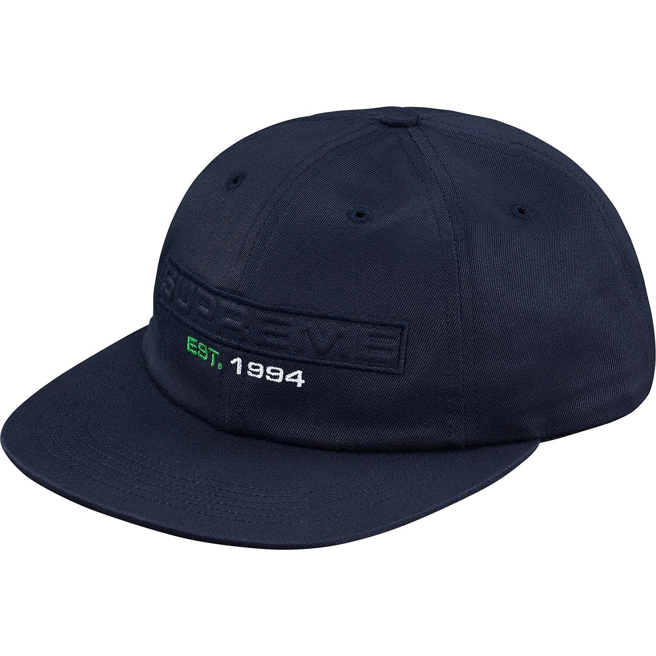 Supreme Embossed Logo 6-Panel (SS18) - $48
