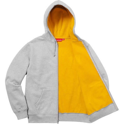 Contrast Zip Up Hooded Sweatshirt - Supreme Contrast Zip Up Hooded Sweatshirt - Supreme