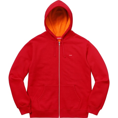 Contrast Zip Up Hooded Sweatshirt - Supreme