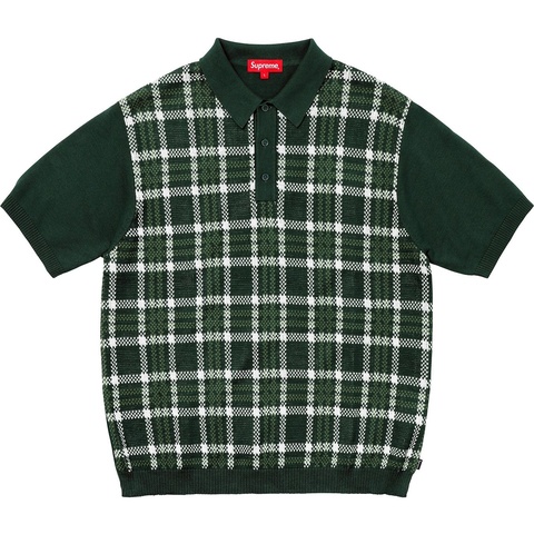 Supreme Plaid Knit Polo - Colorway
