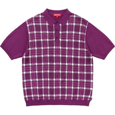 Supreme Plaid Knit Polo - Colorway