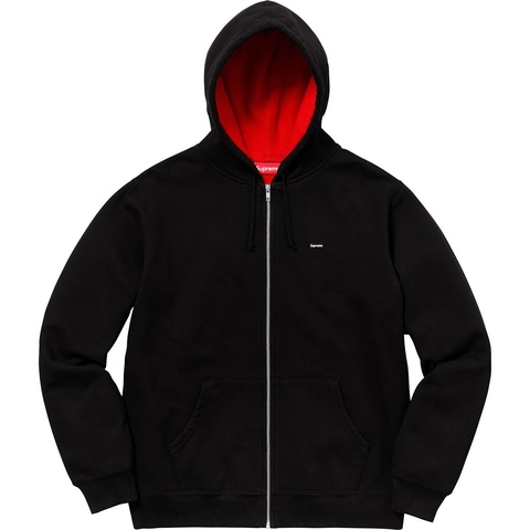 Contrast Zip Up Hooded Sweatshirt - Supreme