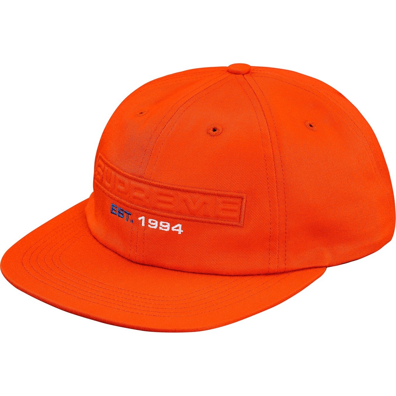 Supreme Embossed Logo 6-Panel (SS18) - $48