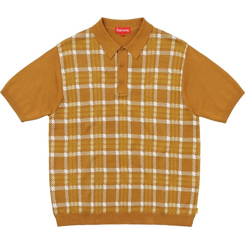 Supreme Plaid Knit Polo - Colorway