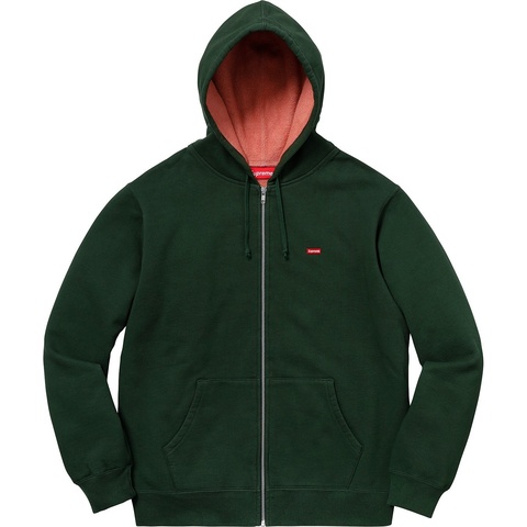 Contrast Zip Up Hooded Sweatshirt - Supreme