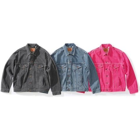 Supreme®/Levi's® Pinstripe Trucker Jacket - Supreme Supreme®/Levi's® Pinstripe Trucker Jacket - Supreme