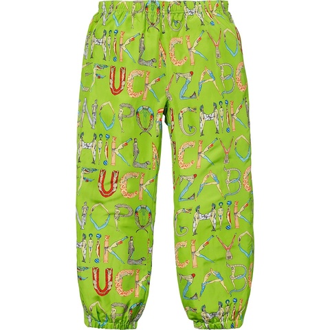 Supreme Alphabet Silk Pant - Colorway