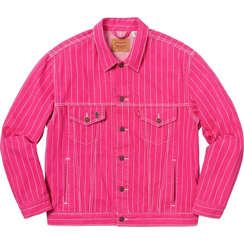 Supreme®/Levi's® Pinstripe Trucker Jacket - Supreme