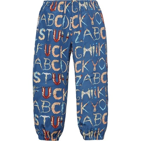 Supreme Alphabet Silk Pant - Colorway