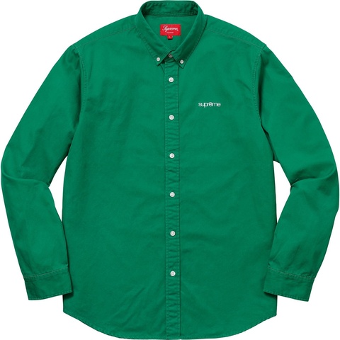 Supreme Washed Twill Shirt - Colorway