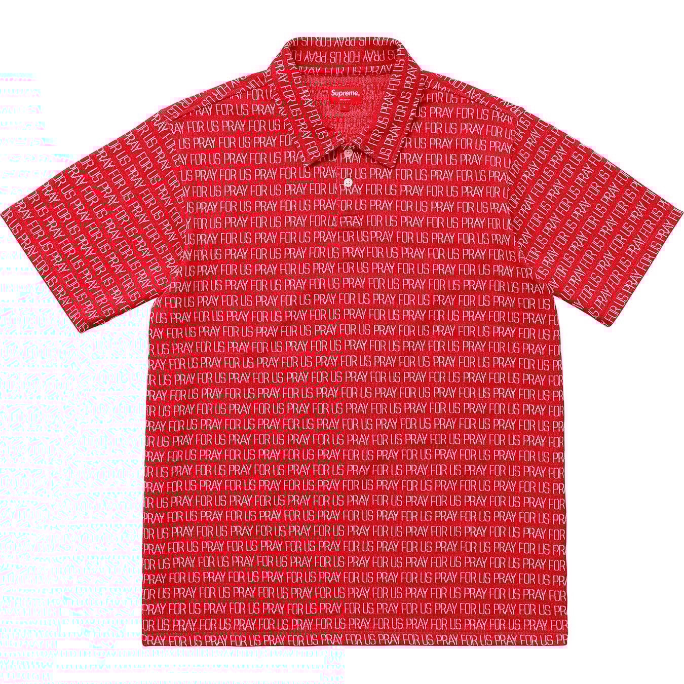 【完売】SUPREME・Pray For Us ポロシャツ Supreme Pray For Us Jacquard Polo (SS18) - $98