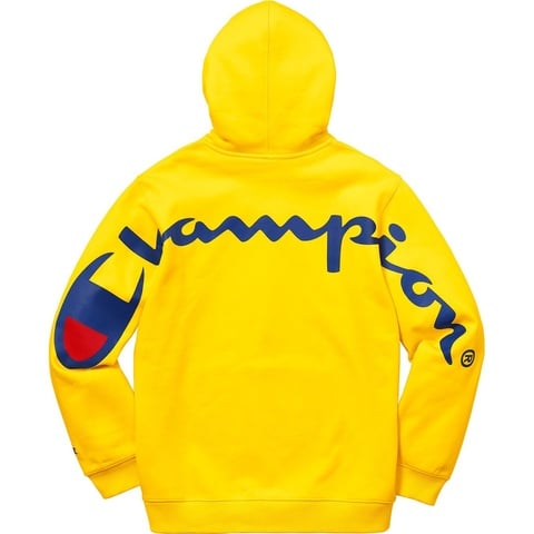 supreme × champion トレーナー　イエローベージュ Supreme®/Champion® Hooded Sweatshirt - Supreme