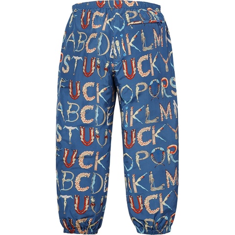 Supreme Alphabet Silk Pant - Colorway