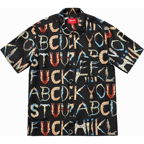Supreme Alphabet Silk Shirt - Colorway