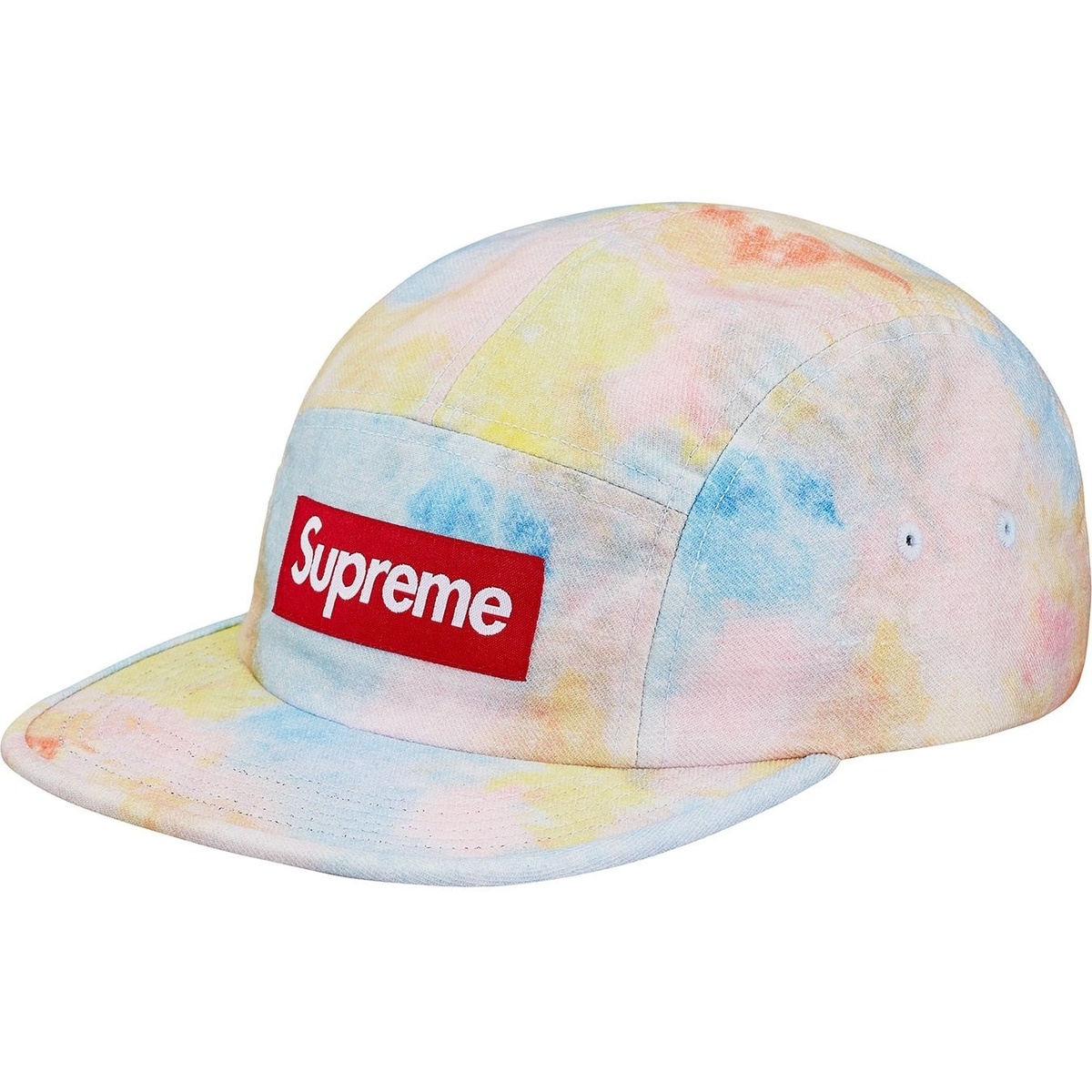 Supreme Multicolor Denim Camp Cap (spring/summer 2018) - $48.00