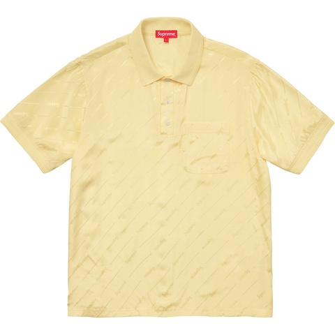 Supreme Jacquard Logo Silk Polo - Colorway