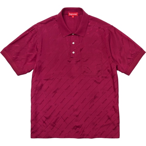 Supreme Jacquard Logo Silk Polo - Colorway