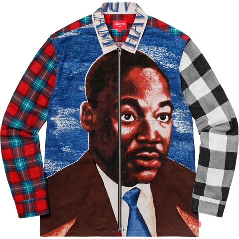 Supreme MLK Zip Up Flannel Shirt - Colorway