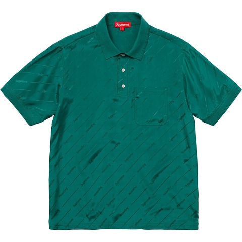 Supreme Jacquard Logo Silk Polo - Colorway