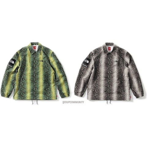 Supreme®/The North Face® Snakeskin Taped Seam Coaches Jacket - Supreme