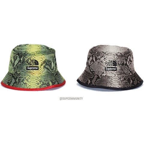 Supreme Supreme®/The North Face® Snakeskin Packable Reversible Crusher - $58.00