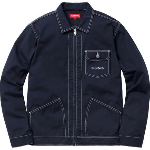 Contrast Stitch Work Jacket - spring/summer 2018 - Supreme