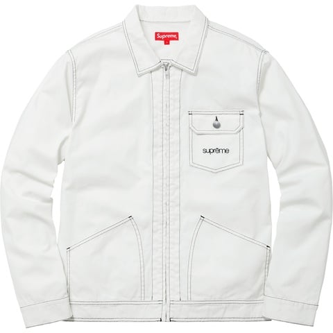サ*カ様 Supreme 18SS contrast stitch work j Contrast Stitch Work Jacket - spring/summer 2018 - Supreme