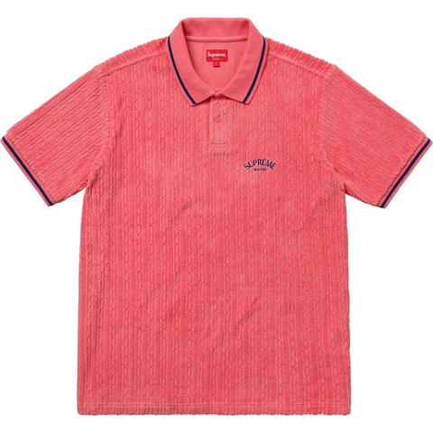 Cable Knit Terry Polo - spring/summer 2018 - Supreme