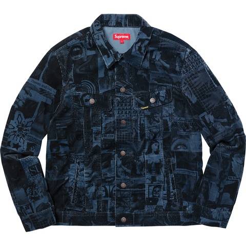 未使用品 Vibrations Corduroy Trucker Jacket Vibrations Corduroy Trucker Jacket - Supreme