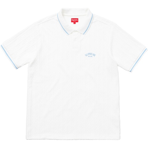 Cable Knit Terry Polo - spring/summer 2018 - Supreme