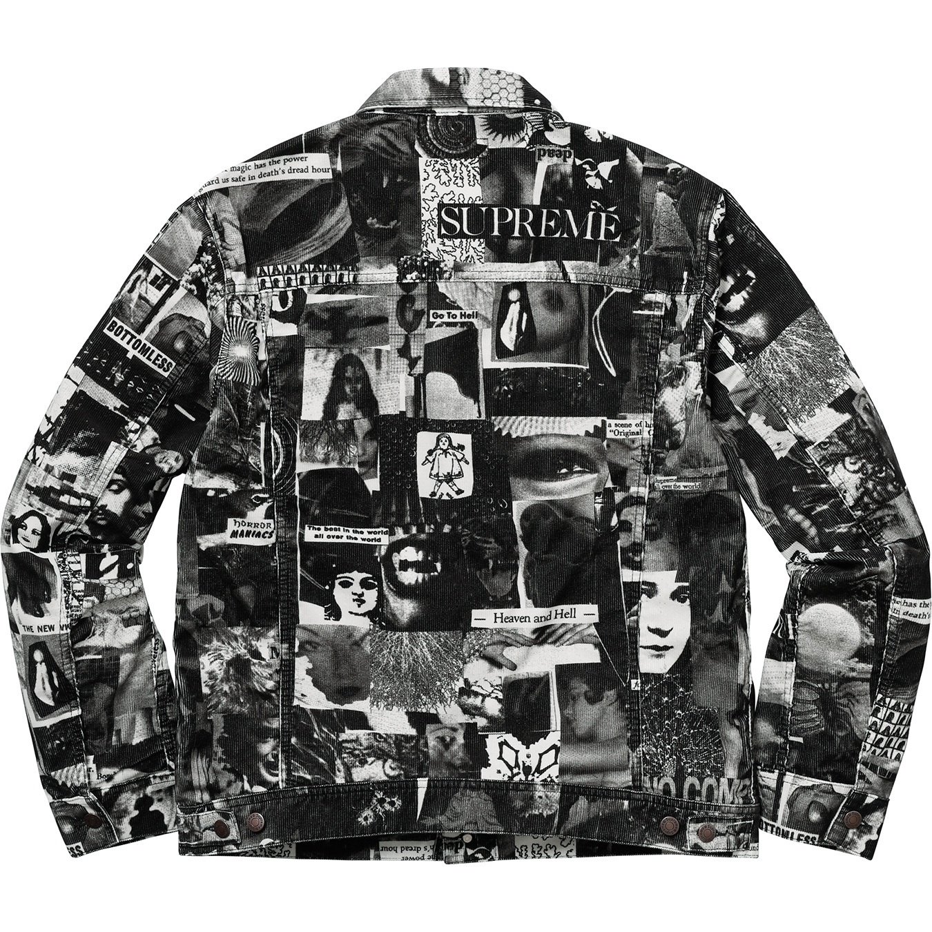 Supreme Vibrations Corduroy Trucker Jacket (SS18) - $248