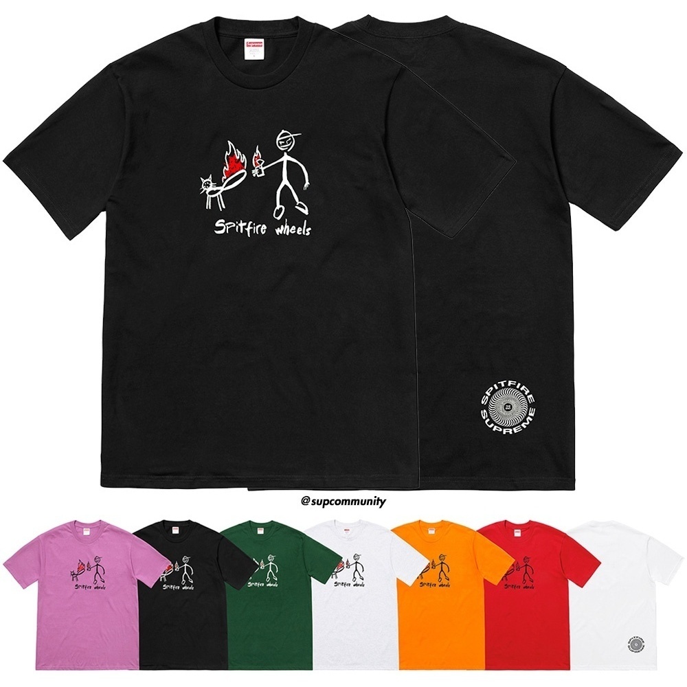 Supreme®/Spitfire® Cat T-Shirt - Supreme