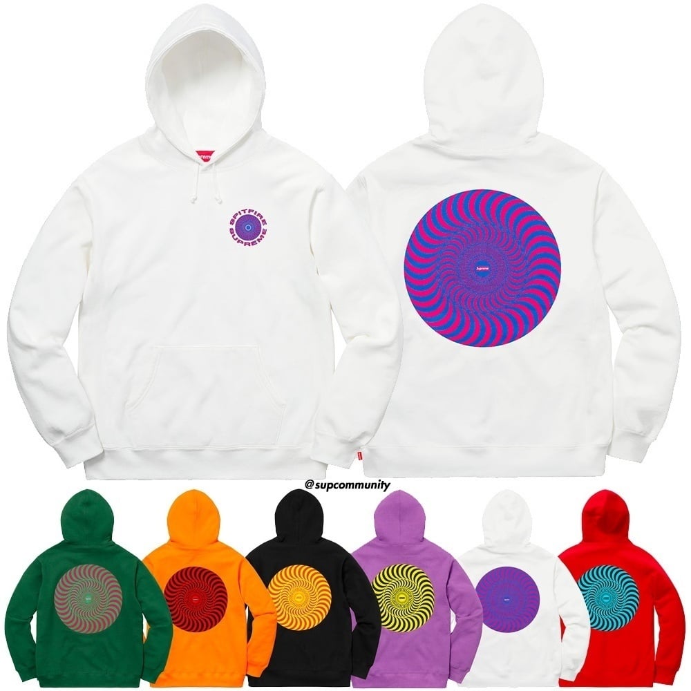 Supreme®/Spitfire® Hooded Sweatshirt - Supreme