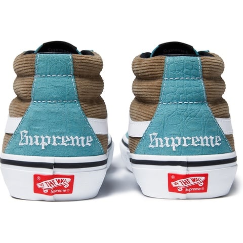 Supreme Supreme®/Vans® Crocodile Corduroy Sk8-Mid - Colorway