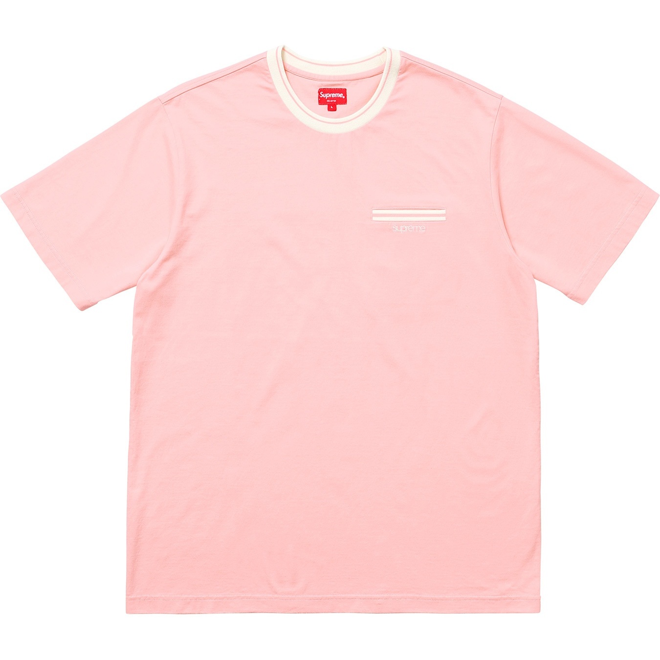 Supreme Ribbed Pocket Tee (SS18) - $78