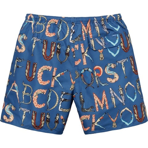 Alphabet Water Short - spring/summer 2018 - Supreme