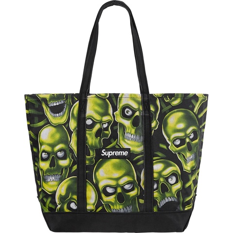 Supreme Skull Pile Denim Tote - Colorway