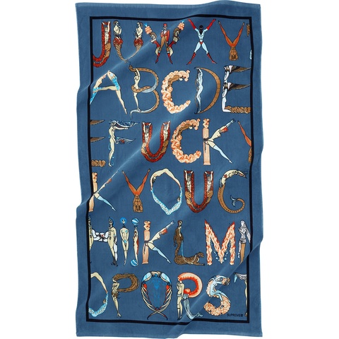 Supreme Alphabet Beach Towel - Colorway