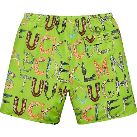 Supreme Alphabet Water Short - Colorway
