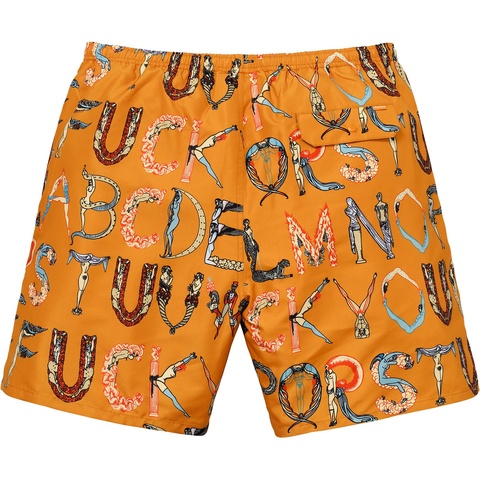 Alphabet Water Short - spring/summer 2018 - Supreme