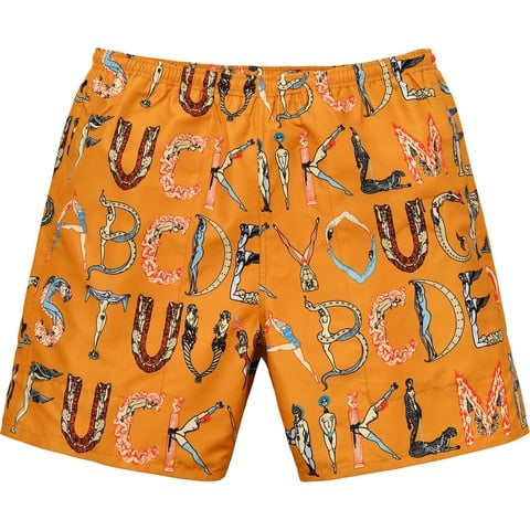 Alphabet Water Short - spring/summer 2018 - Supreme
