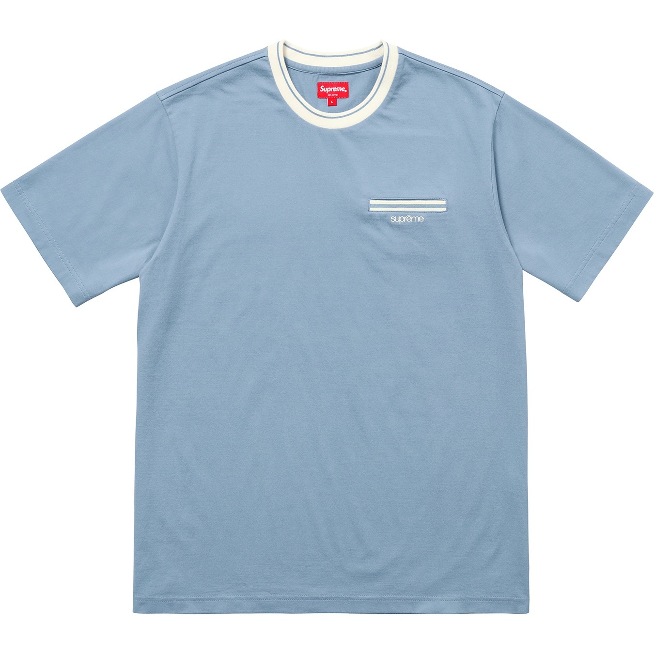Supreme Ribbed Pocket Tee (SS18) - $78