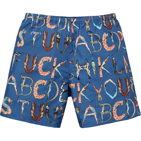 Alphabet Water Short - spring/summer 2018 - Supreme