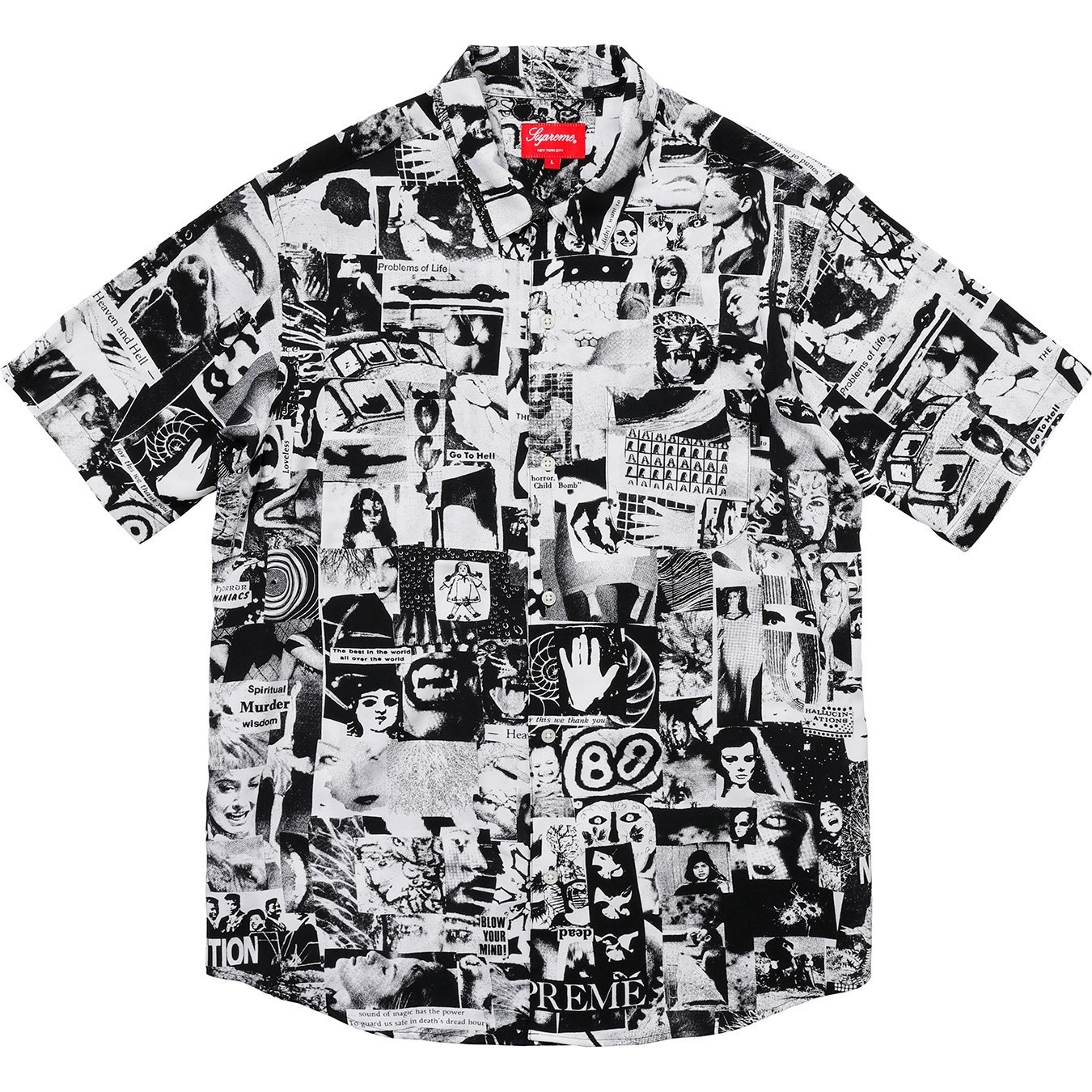 極美品 Supreme Vibrations Rayon Shirt L Supreme - Vibrations Rayon Shirt - UG.SHAFT