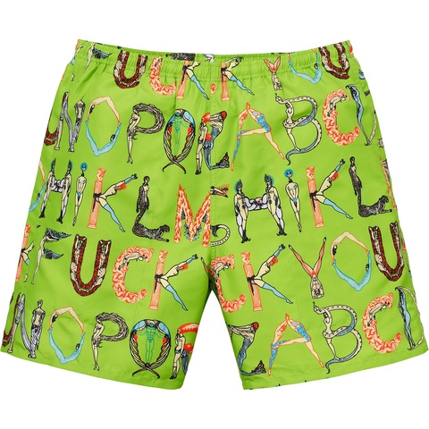Alphabet Water Short - spring/summer 2018 - Supreme