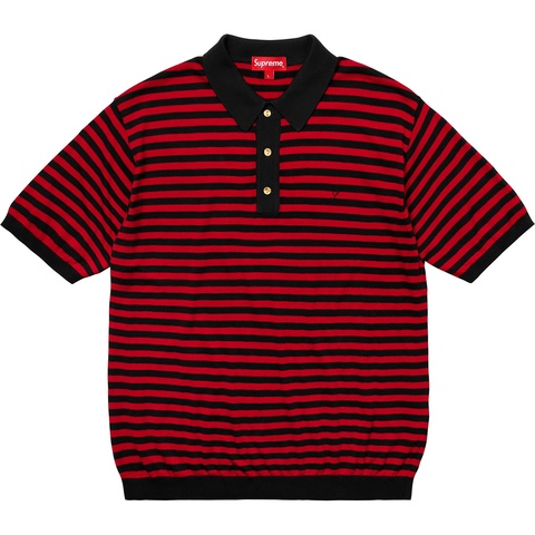 Supreme 18SS/Stripe Knit Polo ニットポロ　XL Striped Knit Polo - spring/summer 2018 - Supreme