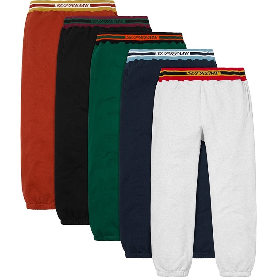 Supreme Striped Rib Sweatpant (fall/winter 2018) - $138.00