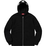 Supreme Bone Zip Up Sweatshirt (FW18) - Black