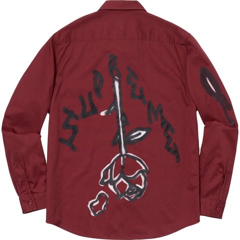 Rose L/S Work Shirt - fall/winter 2018 - Supreme