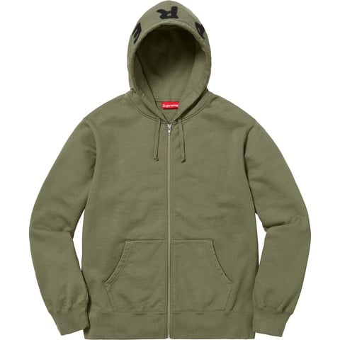 Bone Zip Up Sweatshirt - fall/winter 2018 - Supreme
